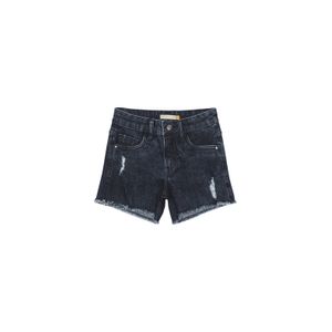 Shorts Menina Puídos Em Jeans Com Elastano Carinhoso